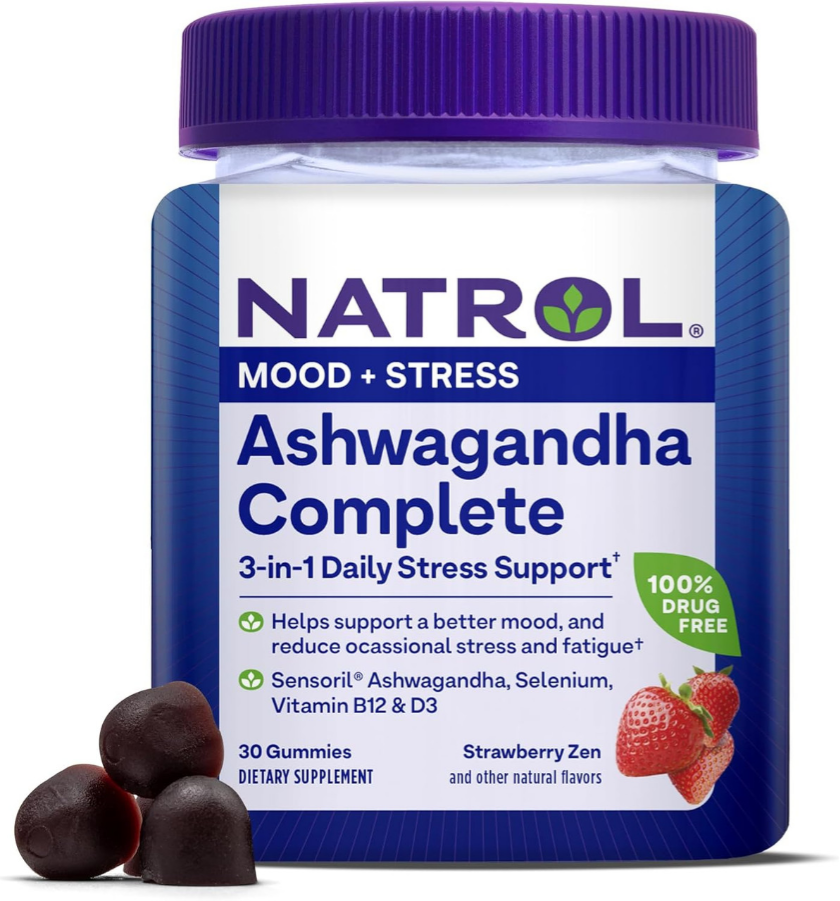 Ashwagandha Vollständige Gummibärchen von Natrol 